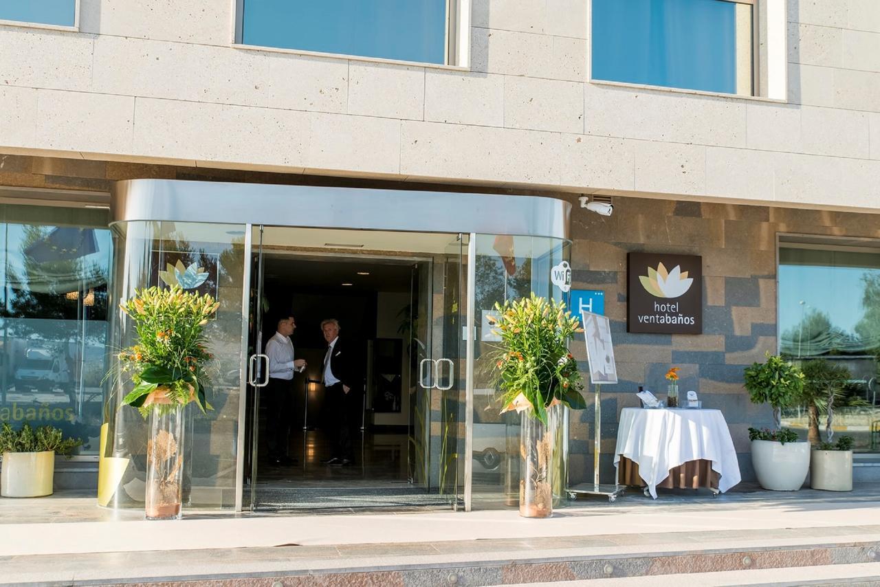 Hotel Venta Banos Campos del Río Exterior foto
